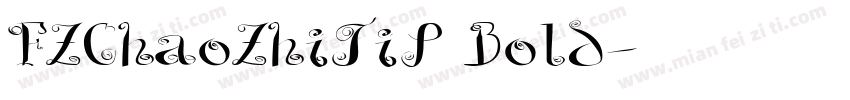 FZChaoZhiTiS Bold字体转换
